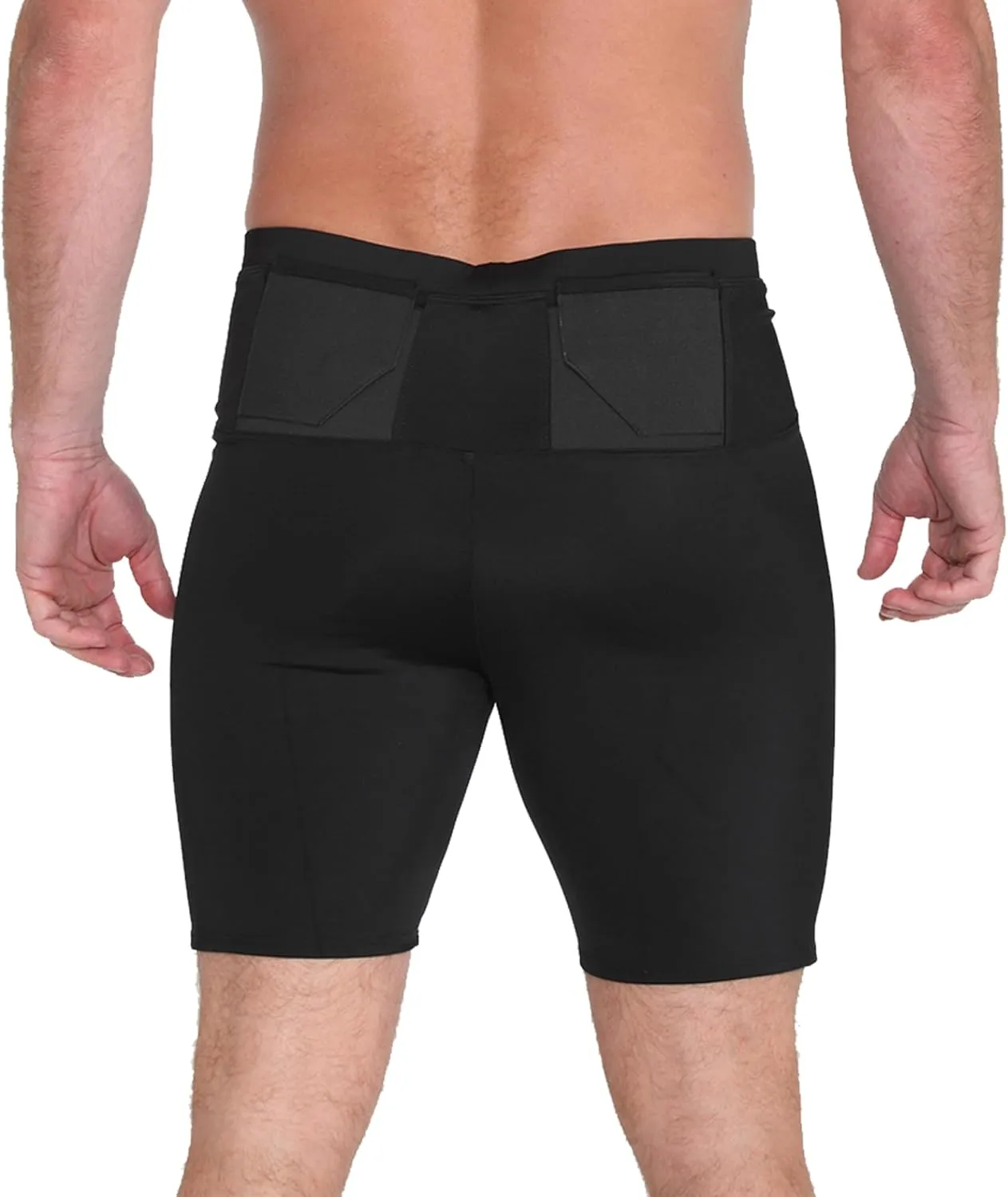 -Made in USA- Mens Concealed Carry Holster Slimming Compression Shapewear Under-Shirt Concealed Gun Holster