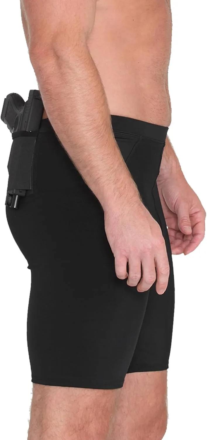 -Made in USA- Mens Concealed Carry Holster Slimming Compression Shapewear Under-Shirt Concealed Gun Holster