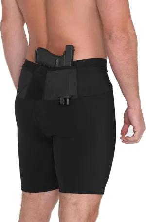 -Made in USA- Mens Concealed Carry Holster Slimming Compression Shapewear Under-Shirt Concealed Gun Holster