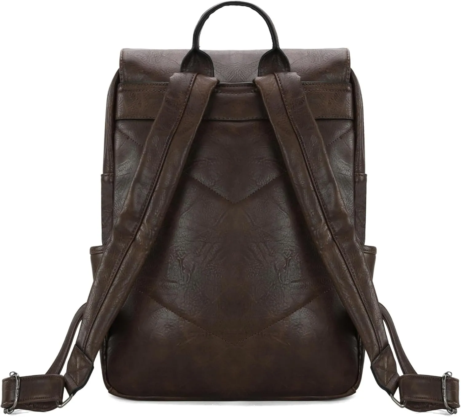 × Wrangler Vegan Leather Backpack Purse Laptop Backpack for Men and Women Unisex Fashion Backpack