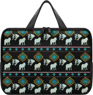 10-17 inch Laptop Bag Protective Laptop Sleeve Waterproof PU Leather Computer Carrying Bag