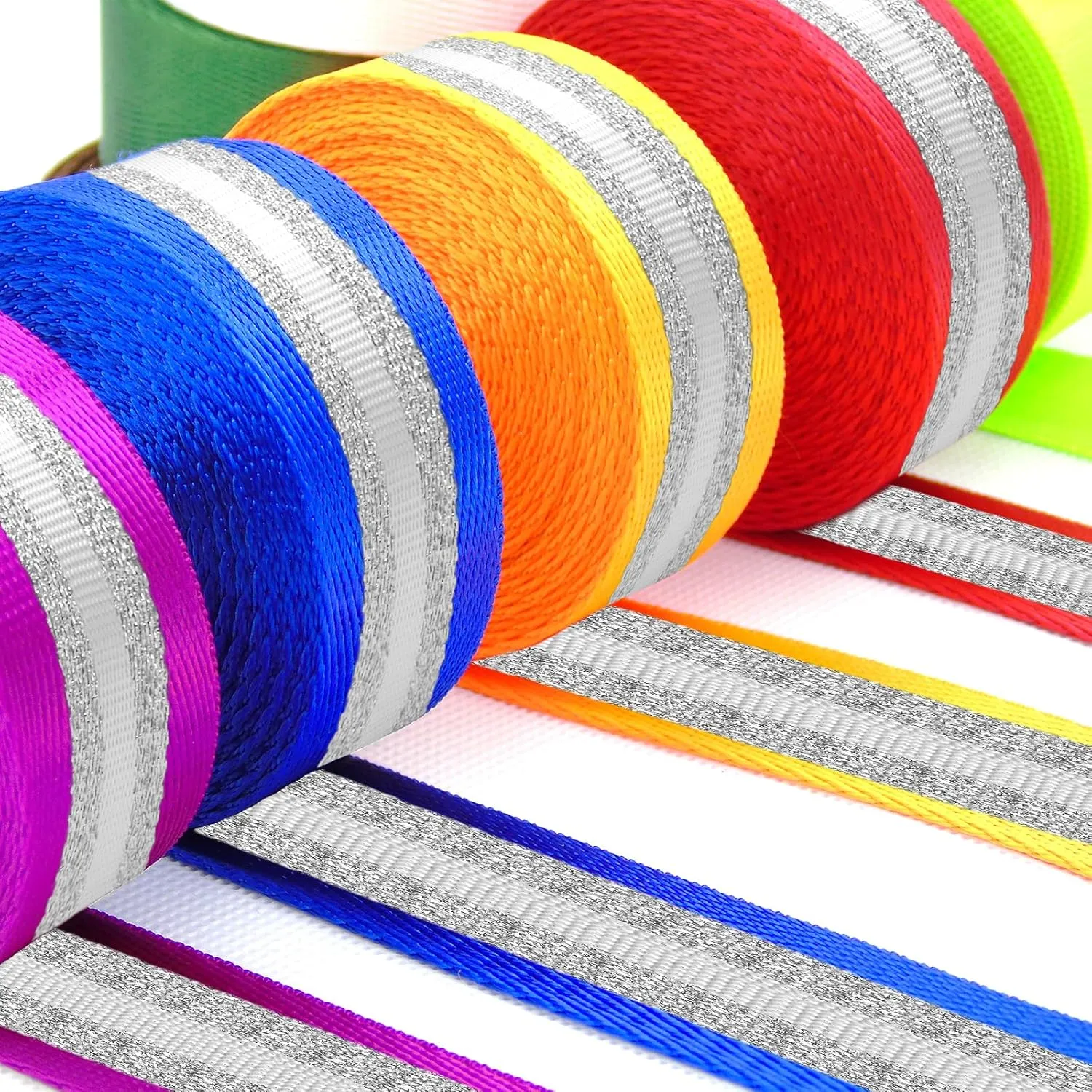 10 Yards Nylon Webbing 1.5 Inch 2 Inch Nylon Strap Webbing Straps Backpack Straps Nylon Belt for Indoor or Outdoor Gear, DIY Crafting, Handles, Luggage, Slings