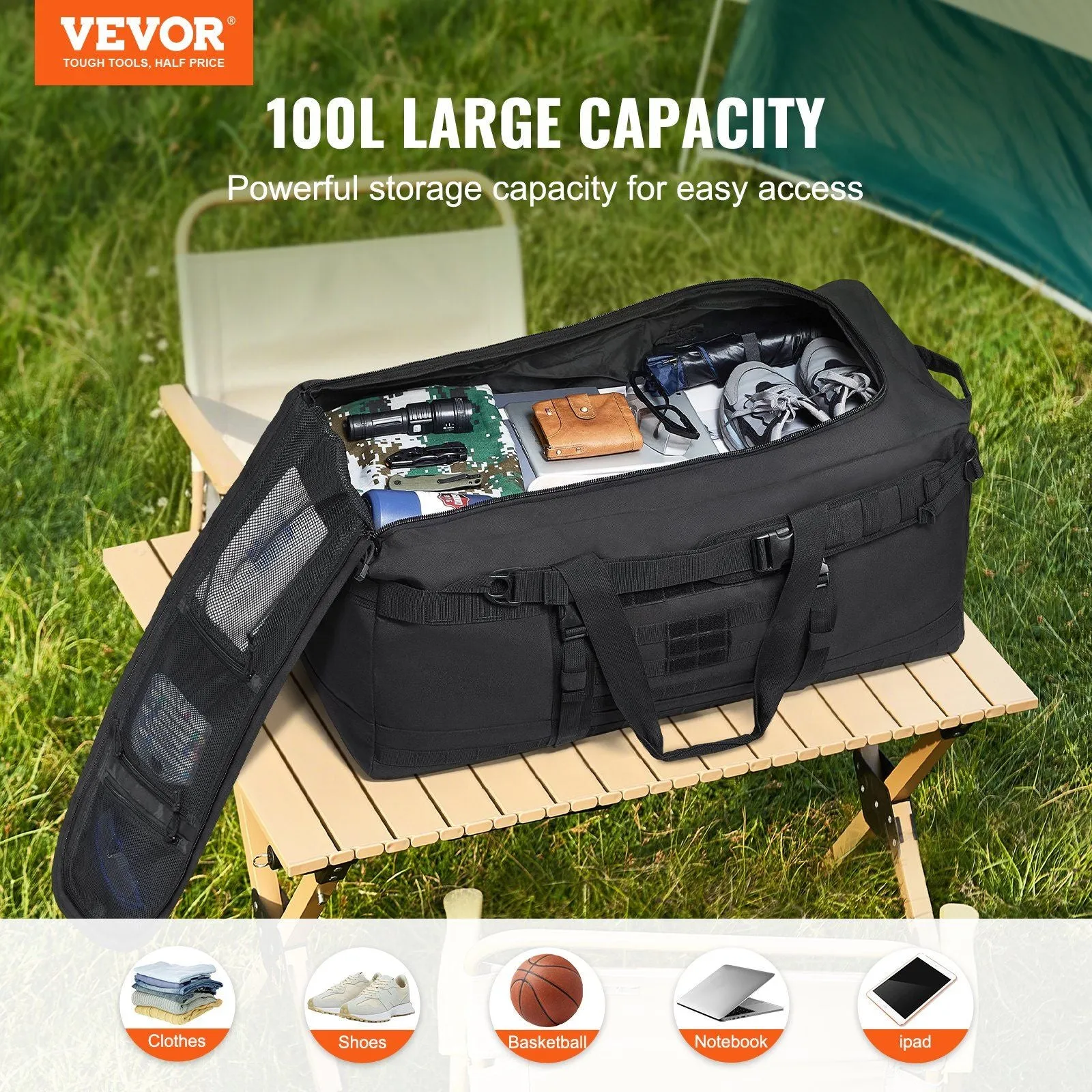 100L Tactical Travel Bag