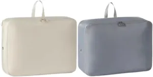 1/2/4PCS Foldable Compression Packing Bag Home Large Capacity Clothes Storage Bag Travel Portable Handheld Compression Bag(Mix A-2Pcs,40X30X18cm)