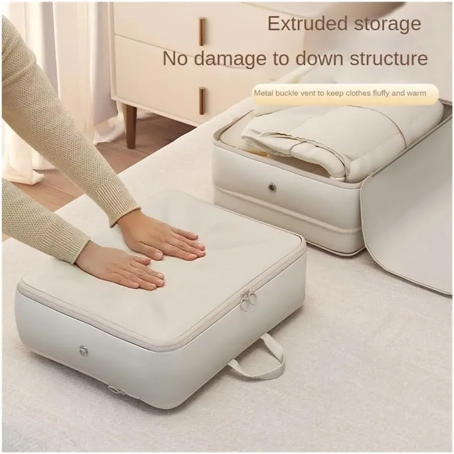 1/2/4PCS Foldable Compression Packing Bag Home Large Capacity Clothes Storage Bag Travel Portable Handheld Compression Bag(Mix A-2Pcs,40X30X18cm)
