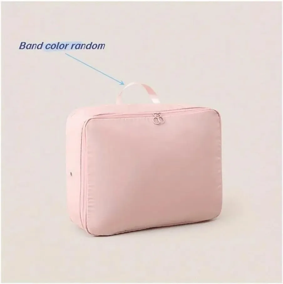 1/2/4PCS Foldable Compression Packing Bag Home Large Capacity Clothes Storage Bag Travel Portable Handheld Compression Bag(Mix A-2Pcs,40X30X18cm)