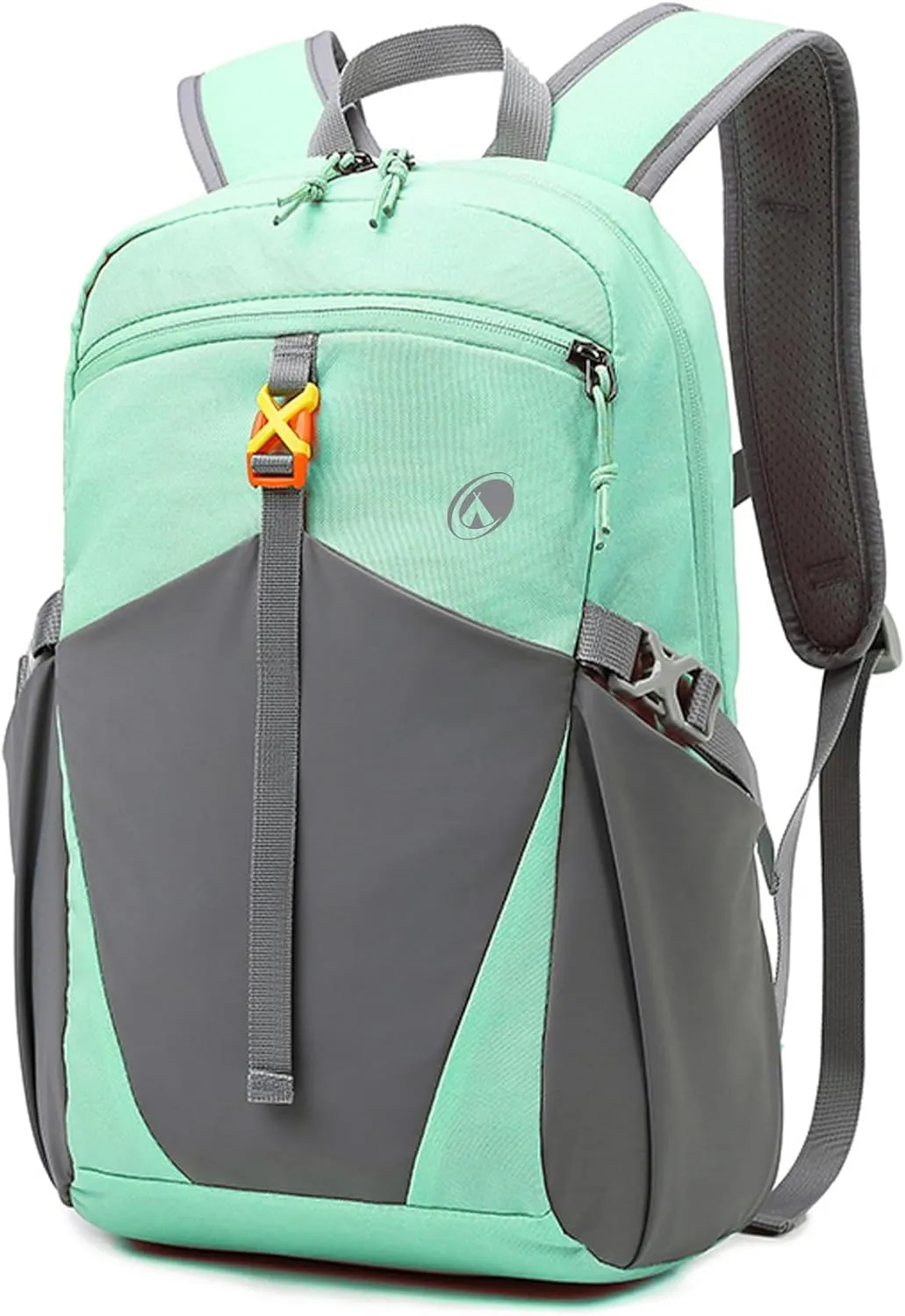 12L Lightweight Small Hiking Daypack for Women, Mini Kids Hiking Backpack for Girls, Light Green
