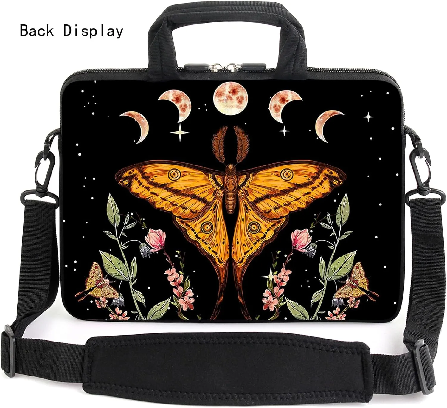13" laptop bag laptop sleeve chromebook case adjustable shoulder strap with handle accessory pocket for men women (RYD-13-4)