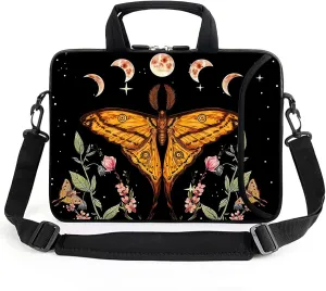 13" laptop bag laptop sleeve chromebook case adjustable shoulder strap with handle accessory pocket for men women (RYD-13-4)
