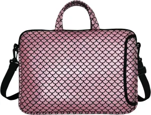 14-Inch Laptop Shoulder Carrying Bag Case Sleeve For 13" 13.3" 14 inch Macbook/Notebook/Ultrabook/Chromebook, Mermaid Scale
