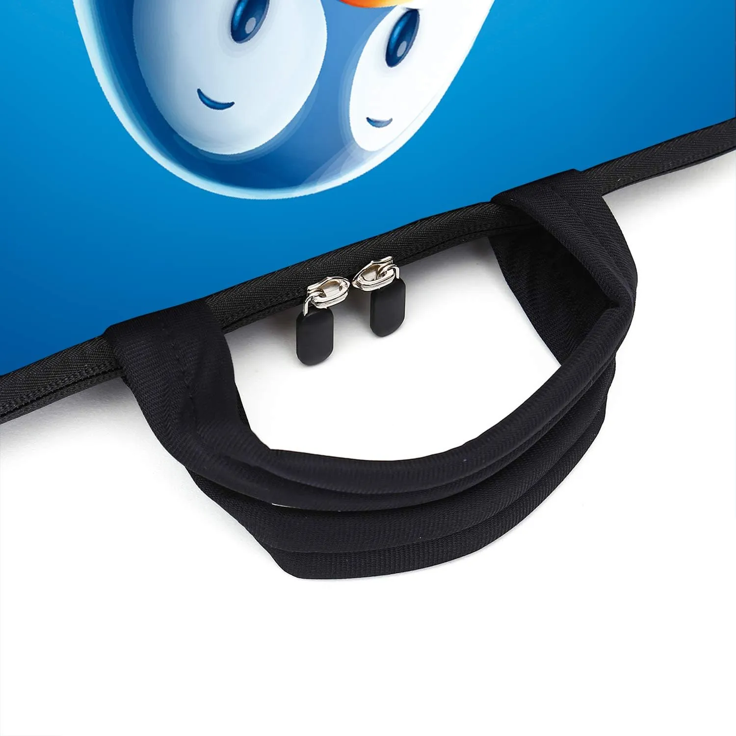 15 Inch Laptop Sleeve Carrying Bag Neoprene Sleeve Tote Tablet Cover Notebook Briefcase Bag with Handle (Penguin,15")