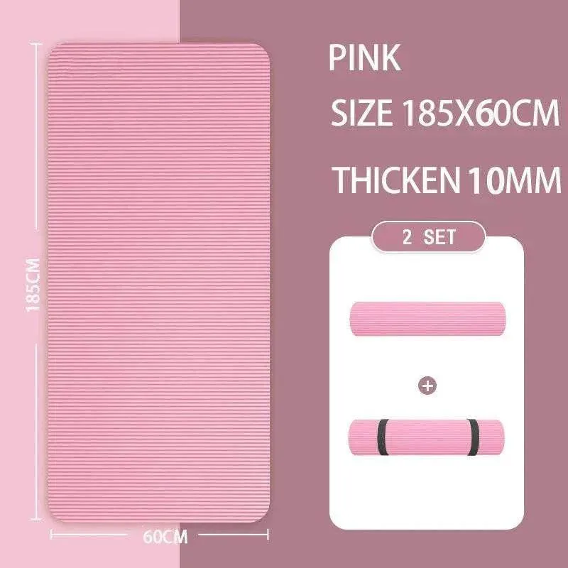 183x61x1cm Thickened Non-Slip Yoga Mats Sport Gym Soft Pilates for Sport Body Building Fitness Esterilla Pilates Gymnastics Pads
