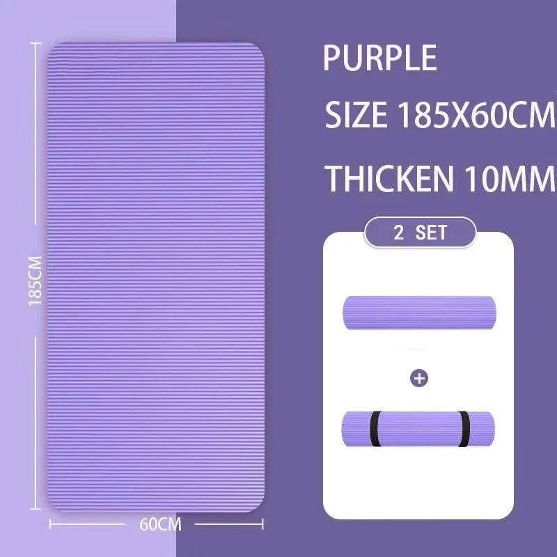 183x61x1cm Thickened Non-Slip Yoga Mats Sport Gym Soft Pilates for Sport Body Building Fitness Esterilla Pilates Gymnastics Pads
