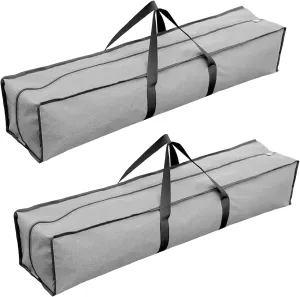 2 Pack Camping Chair Replacement Bag Large Folding Chair Carry Bag 600D Storage Tent Ba g with Handle Strap for Travel Outdoor Camping Sports Fishing Rod B ag(Grey, 80cm/31.5inches)