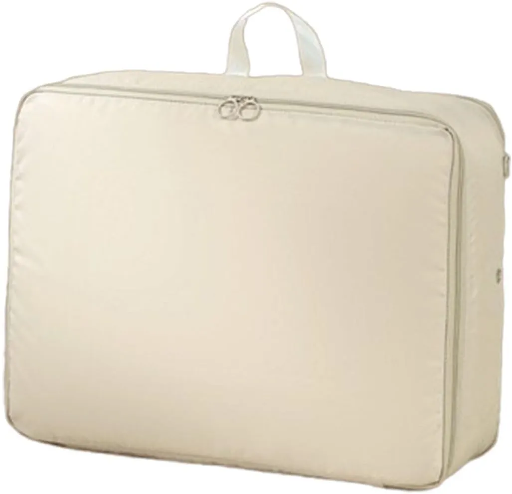 2025 Ultra Compact Self-Sealing Storage Solution – Giant Space-Saver for Travel & Home， Self-Shrinking Storage Bag (beige,Large)
