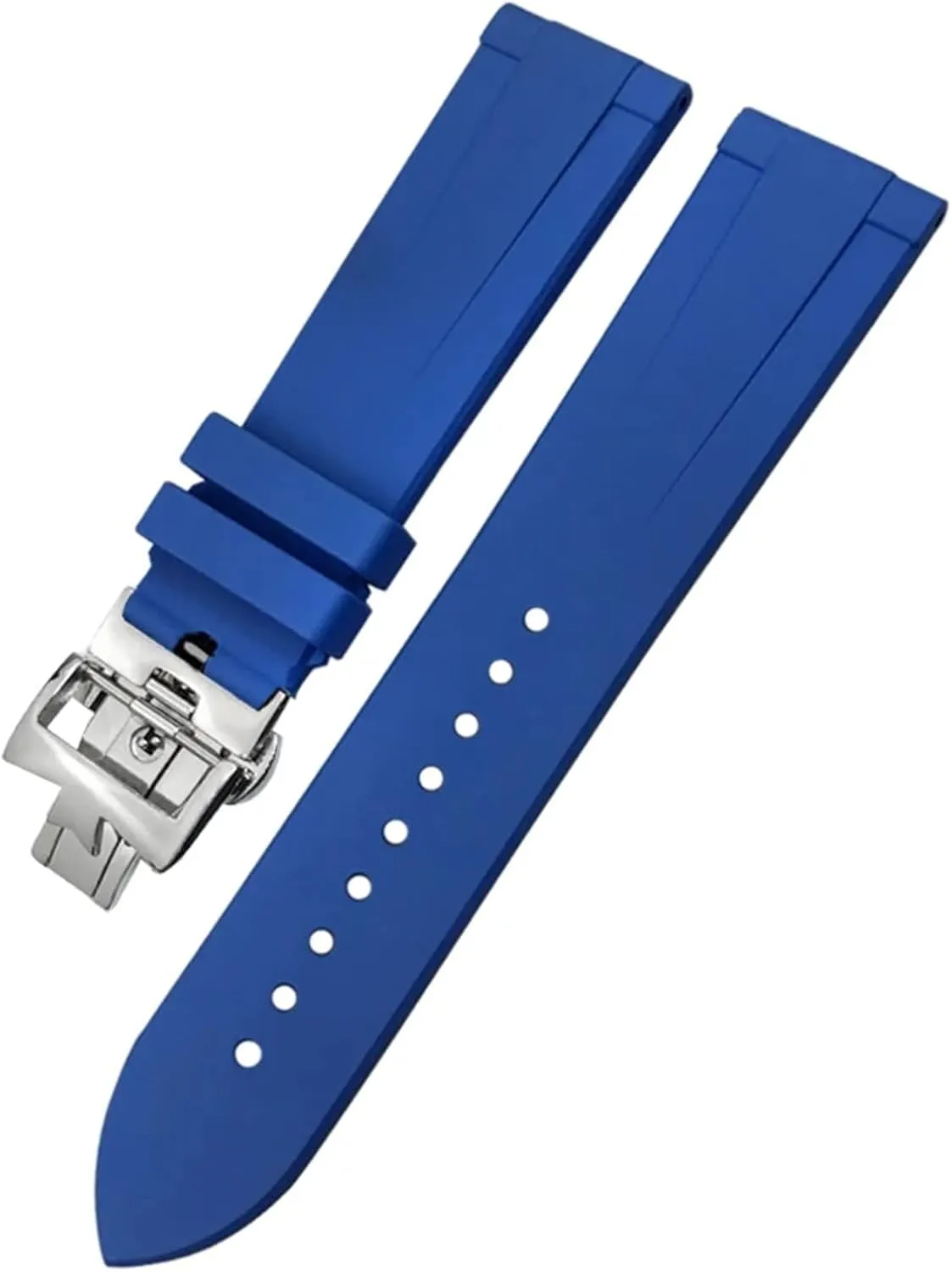 20mm 21mm 22mm Fluoros Rubber Watchband Fit for Vacheron Constantin Red Blue Black Waterproof Soft Watch Strap Bracelet