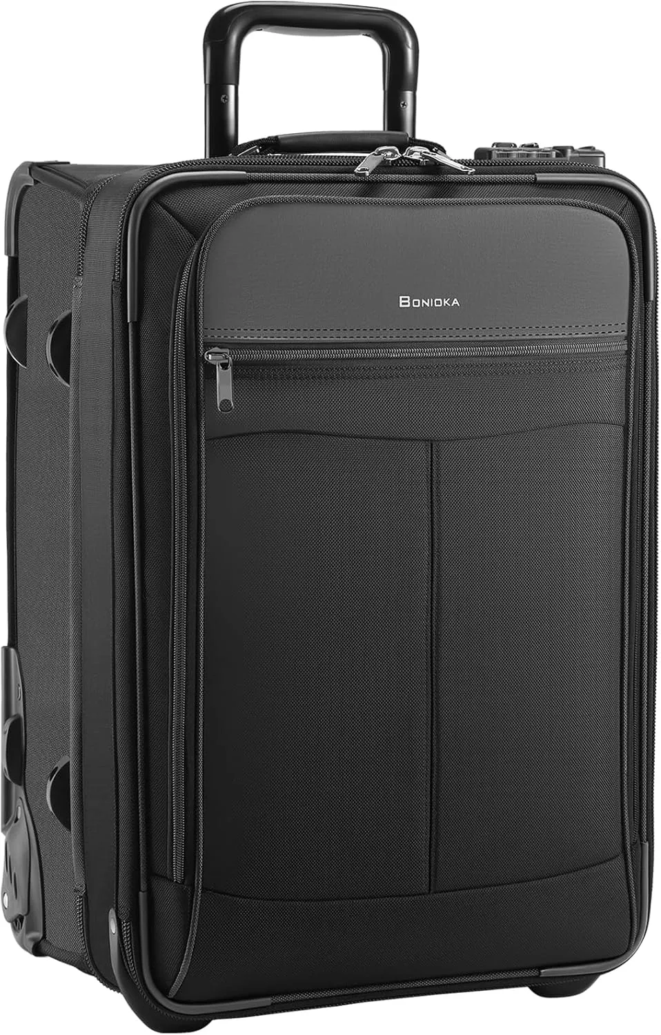 22 Inch Rolling Garment Bag with wheels, TSA-Approved Lock Suitcase for Business Travel, Wrinkle-Free Clothing Storage