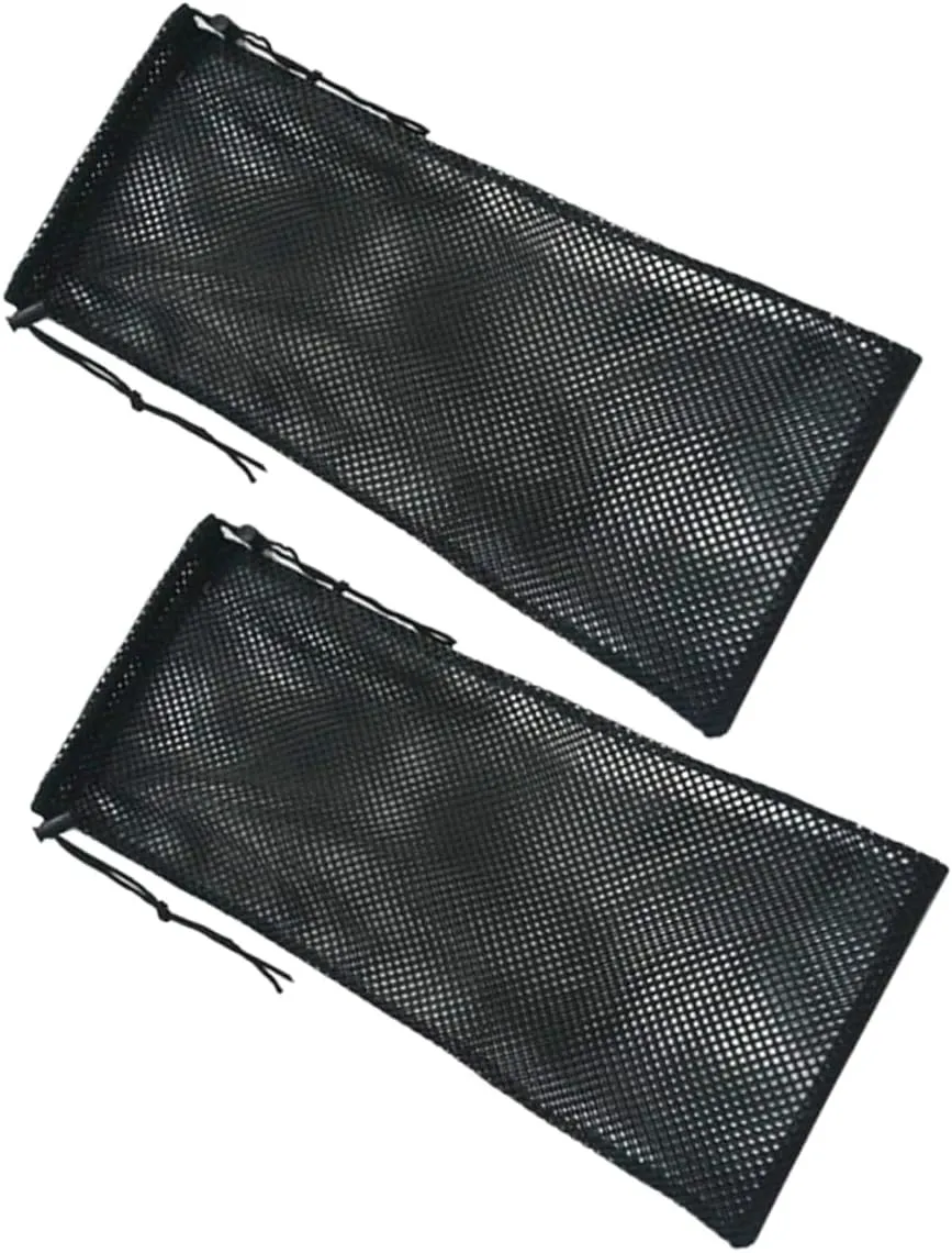 2pcs Drawstring Mesh Bag for Snorkeling Gear Lightweight Scuba Diving Storage for Water Sports Beach Trips Compact Design for Easy Portability