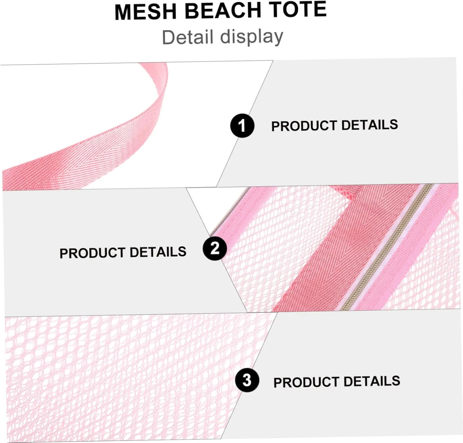 2pcs Travel Toiletry Bag Travel Make up Bag Shower Portable Nylon Beach Bag Multiple Pockets, Pinkx2pcs, 29X26CMx2pcs