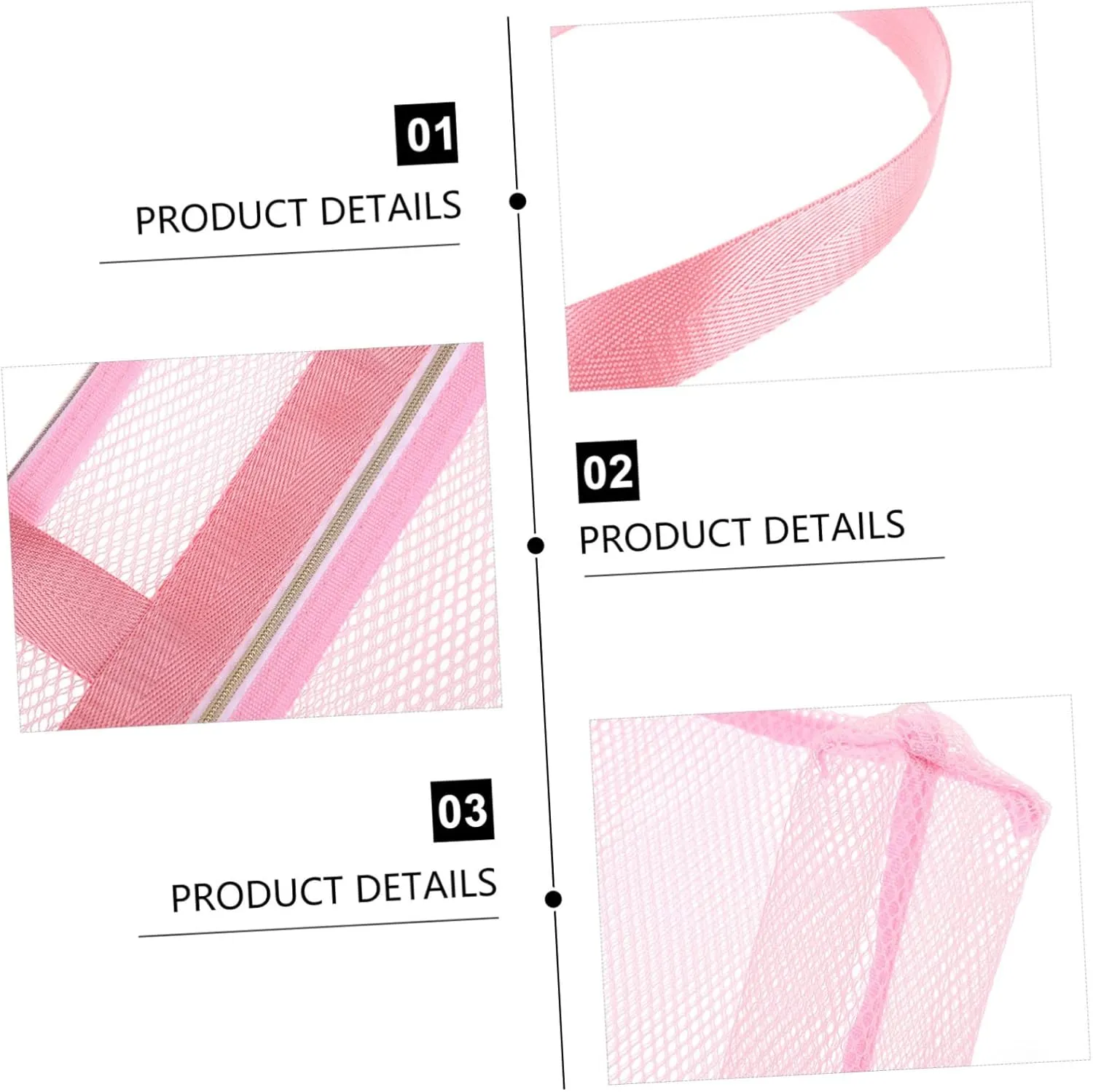 2pcs Travel Toiletry Bag Travel Make up Bag Shower Portable Nylon Beach Bag Multiple Pockets, Pinkx2pcs, 29X26CMx2pcs