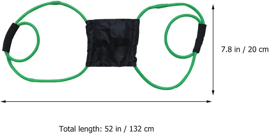 2Pcs Water Balloon Launcher Slingshot：Green Water Balloon Launcher for Kids 1.5m Line - Outdoor Summer Toy Long-Distance Slingshot for Adults 500 Yard Long Range Interactive Games