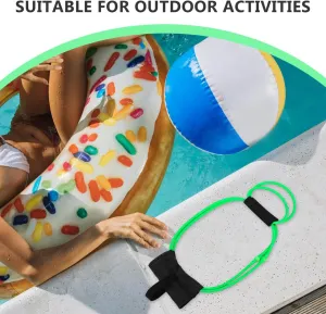 2Pcs Water Balloon Launcher Slingshot：Green Water Balloon Launcher for Kids 1.5m Line - Outdoor Summer Toy Long-Distance Slingshot for Adults 500 Yard Long Range Interactive Games