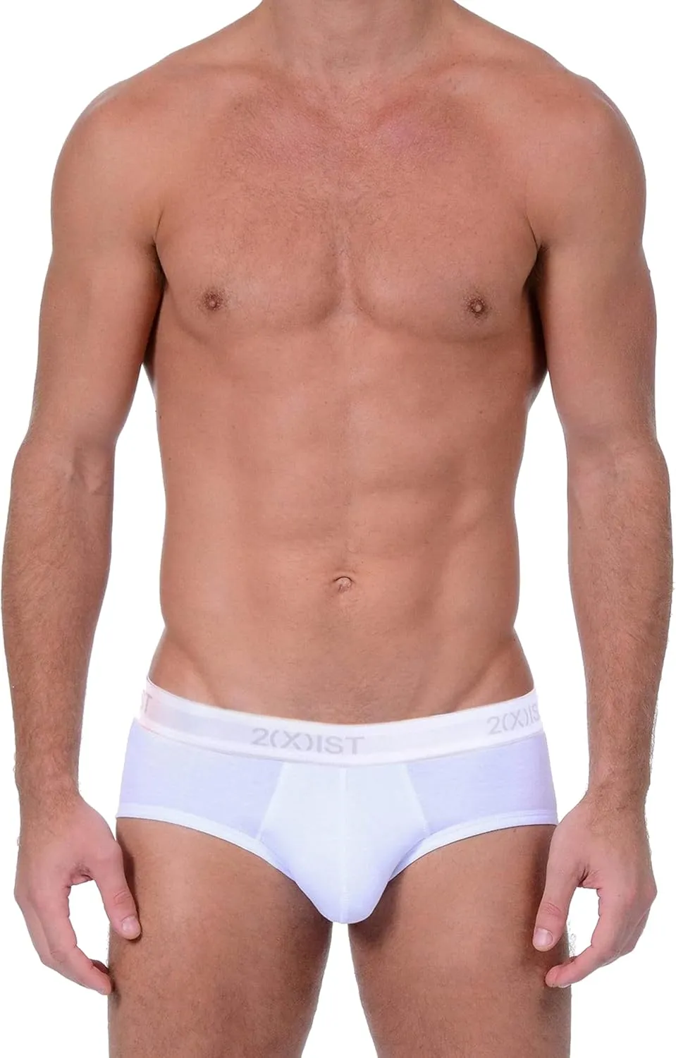 2(X)IST Men's Essential Cotton Contour Pouch Brief 3-Pack