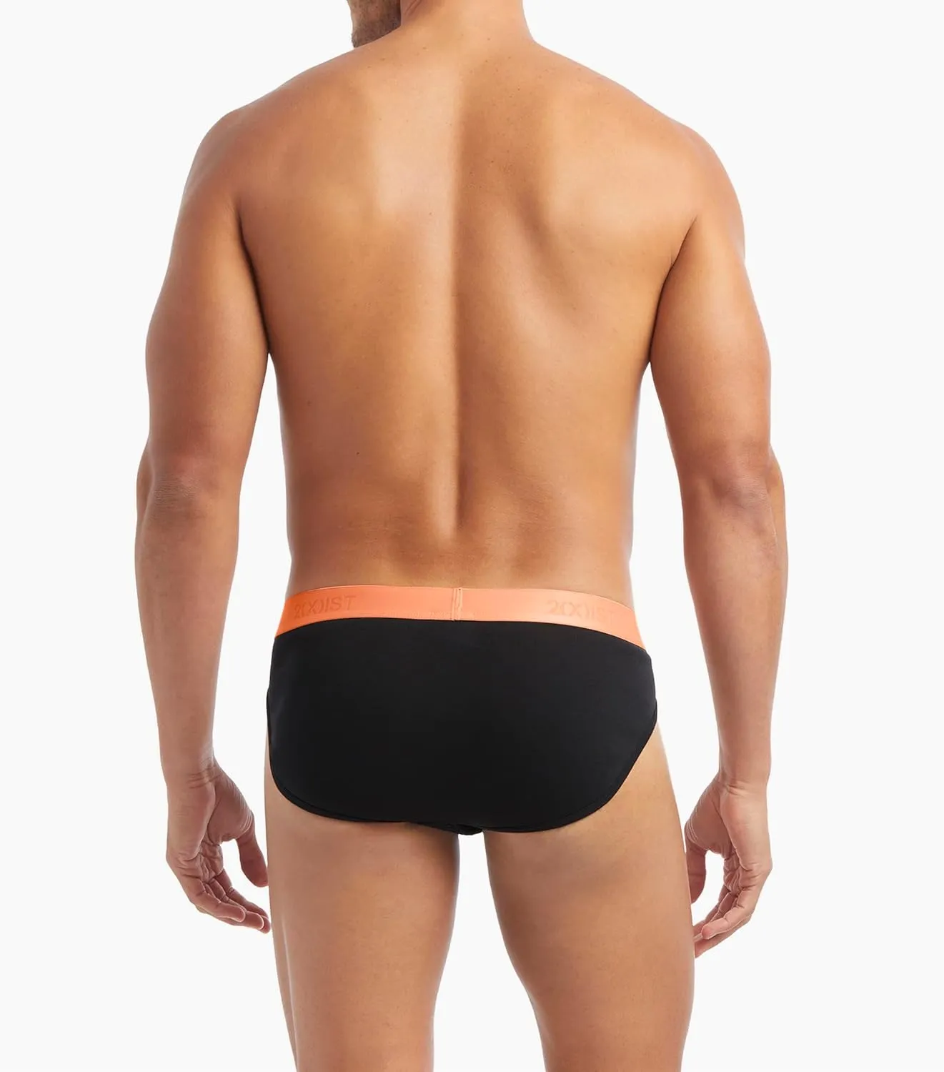 2(X)IST mens Essential Cotton No Show Brief 3-pack