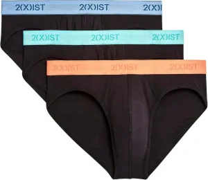 2(X)IST mens Essential Cotton No Show Brief 3-pack