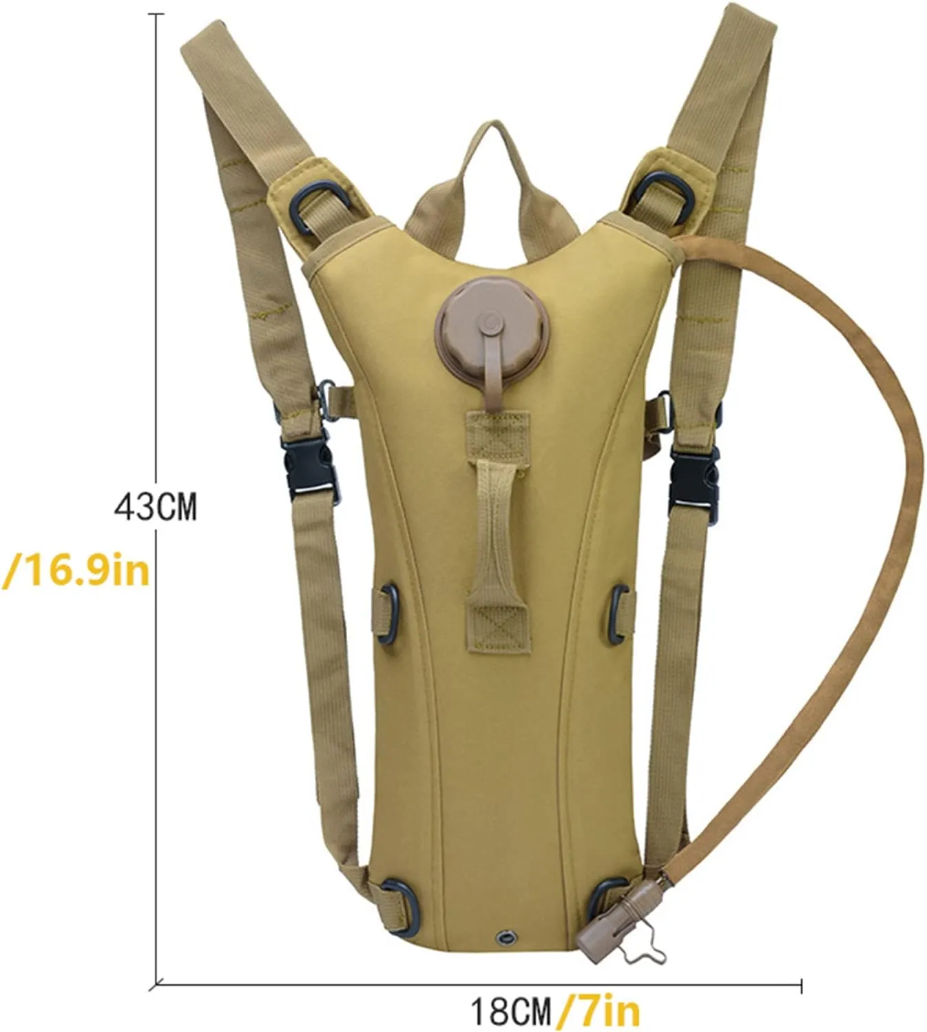 3L Hydration Pack Backpack for Women Men, Tactical Water Bag for Cycling Bicycle Biking Hiking Climbing Running Walking Hunting Accessories