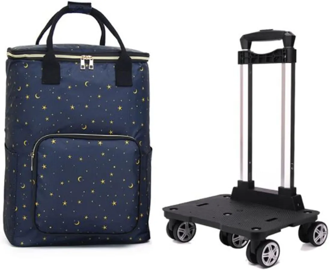 5-Wheeled Household Foldable and Detachable Shopping cart（HEI5J）