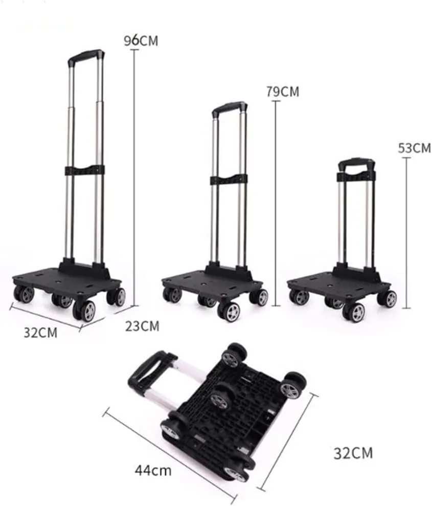 5-Wheeled Household Grocery ， Small Pull cart, Folding Rod Shopping cart（CLL5）