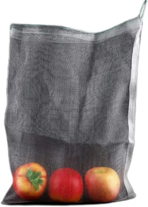 50PCS Nylon Mesh Bags See Through Reusable Garden Plant Fruit Bags Multiple Usage Mesh Drawstring Storage Bags for Vegetables(#2)