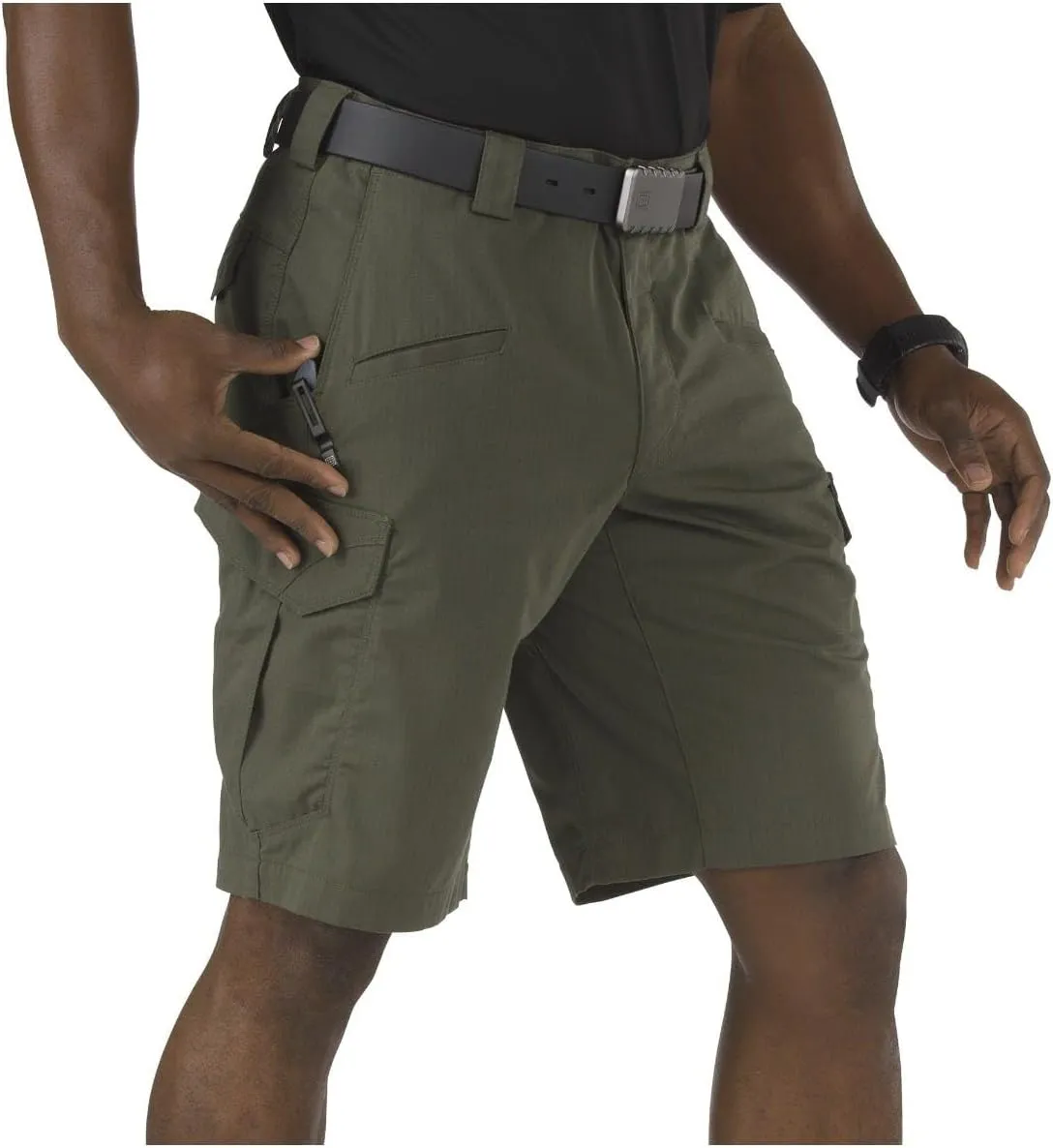 5.11 Tactical Men's Stryke 11-Inch Inseam Military Shorts, Flex-Tac Ripstop Fabric, Style 73327