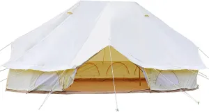 8-12 People Bell Tent Canvas Yurt Tents Canvas/900D Oxford Cloth Tent for Camping Family Tent for Activities Weddings