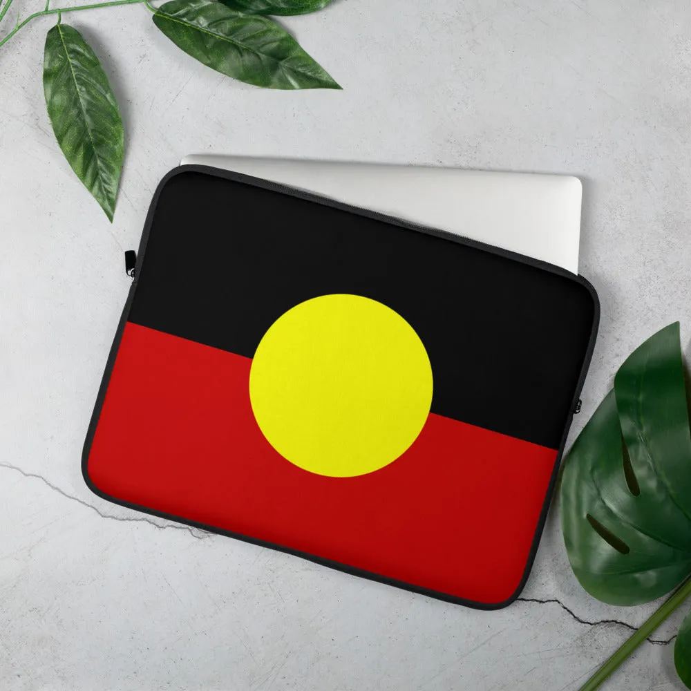 Aboriginal Flag Laptop Case