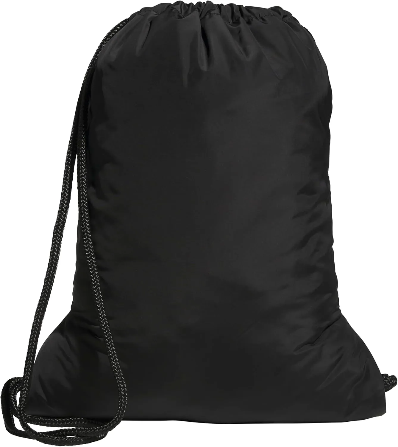 adidas Alliance Sackpack, Drawstring, Lightweight Small Gym Bag for Women, Soccer Backpack, Black/Gold Metallic, One Size