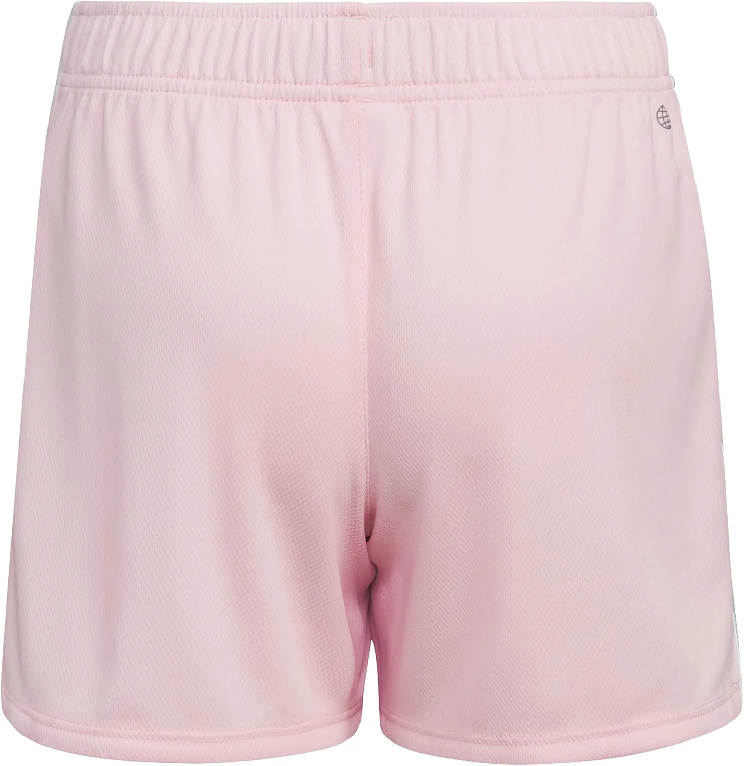 adidas Girls' Big Aeroready 3-Stripe Pacer Mesh Short