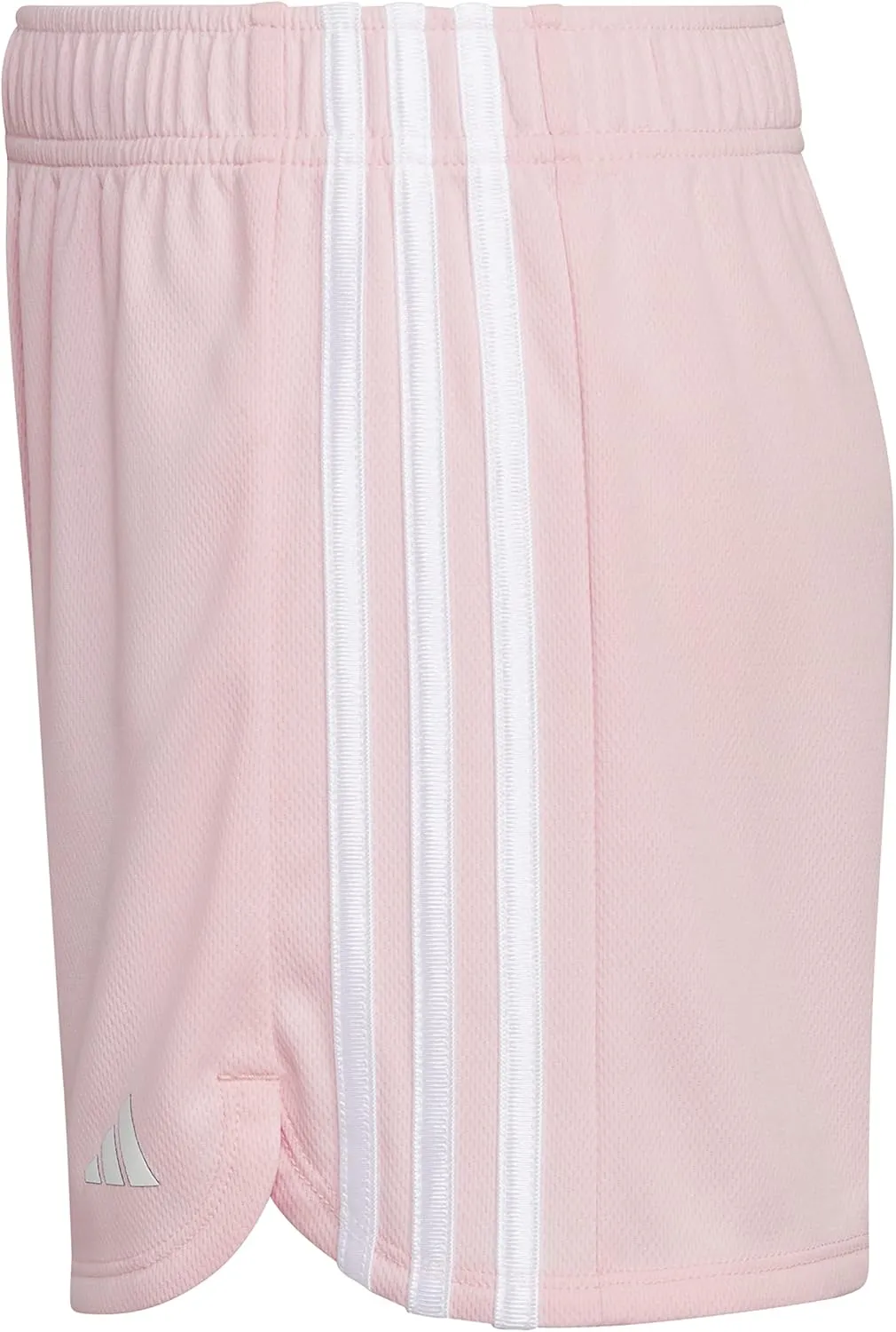 adidas Girls' Big Aeroready 3-Stripe Pacer Mesh Short