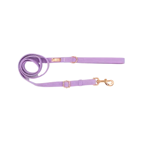 Adjustable Dog Leash LUXE| Lilac Corduroy