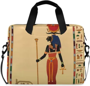 ALAZA Laptop Case Bag Religion Of Ancient Egypt Laptop Sleeves Briefcase Messenger Bag with Strap for Woman Man Business Office