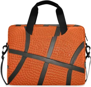 ALAZA Laptop Case Bag Sport Ball Basketball Laptop Sleeves Briefcase Messenger Bag with Strap for Woman Man Business Office