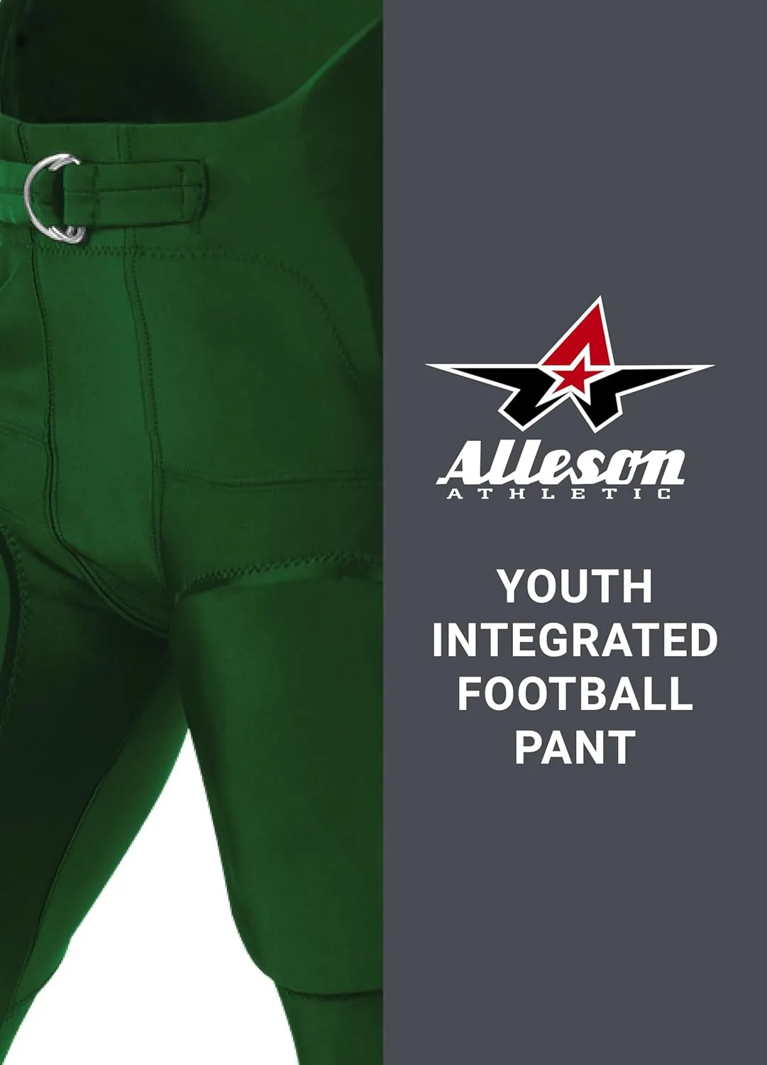 Alleson Athletic Boys Youth Integrated Football Premium Comfort & Durability for Young Athlete, High-Performance Pants