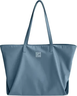ALUWU Nylon Tote Bag for Women Waterproof Shoulder Handbag with Zipper