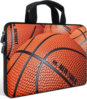 AMARY Chromebook sleeve 11.6" 12" inch laptop case Chromebook Bags Macbook air sleeve Fit Apple MacBook Air HP DELL Lenovo Asus Samsung (Basketball)