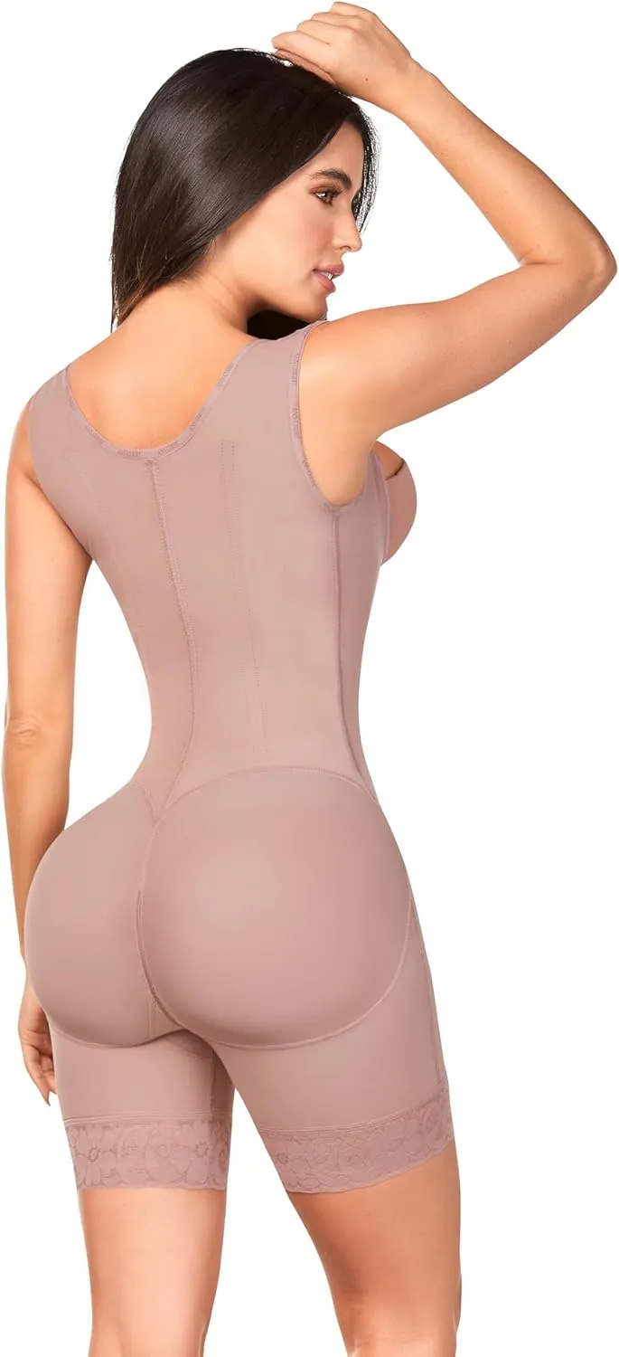 Ann Chery 5165 Shapewear Bodysuit Hourglass Silhouette | 4 levels of hooks, Waist Compression and Lifting | Faja Colombiana