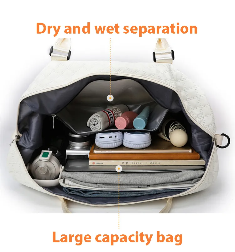 ANYMOM Mommy Diaper Bag Black Handbag for Mom Waterproof Tote Yoga Gym Wet Bag Large Capacity for Travel and Sports