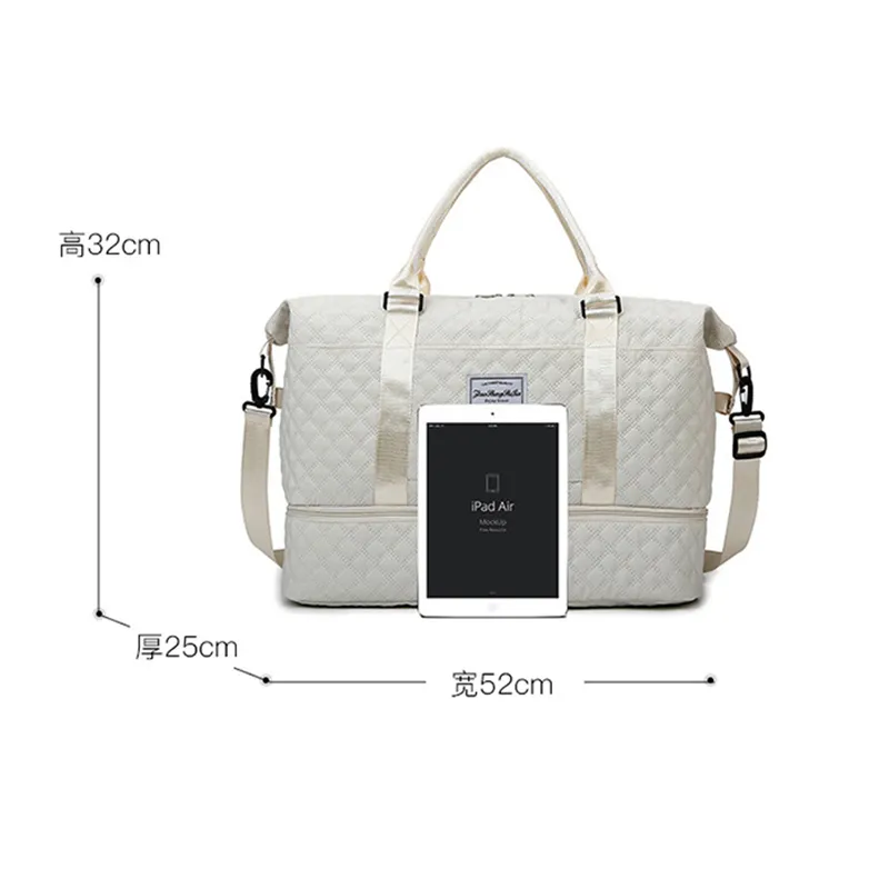 ANYMOM Mommy Diaper Bag Pink Handbag for Mom Waterproof Tote Yoga Gym Wet Bag Large Capacity for Travel and Sports