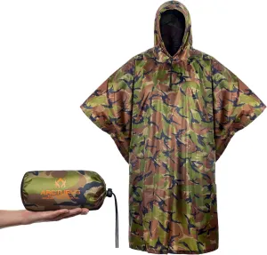 Arcturus Rain Ponchos | Adjustable Hood | Waterproof Ripstop Nylon | Great for Hunting, Fishing & Camping