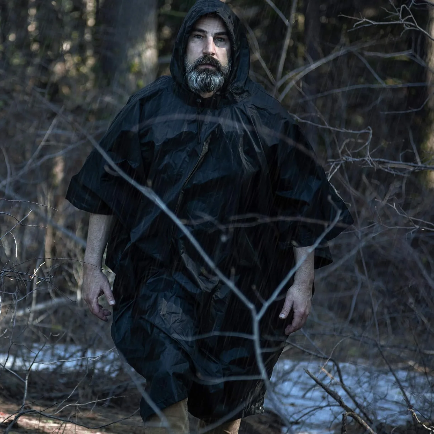 Arcturus Rain Ponchos | Adjustable Hood | Waterproof Ripstop Nylon | Great for Hunting, Fishing & Camping